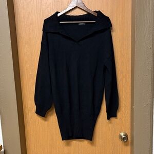 Fashion Nova Black Midi Dress